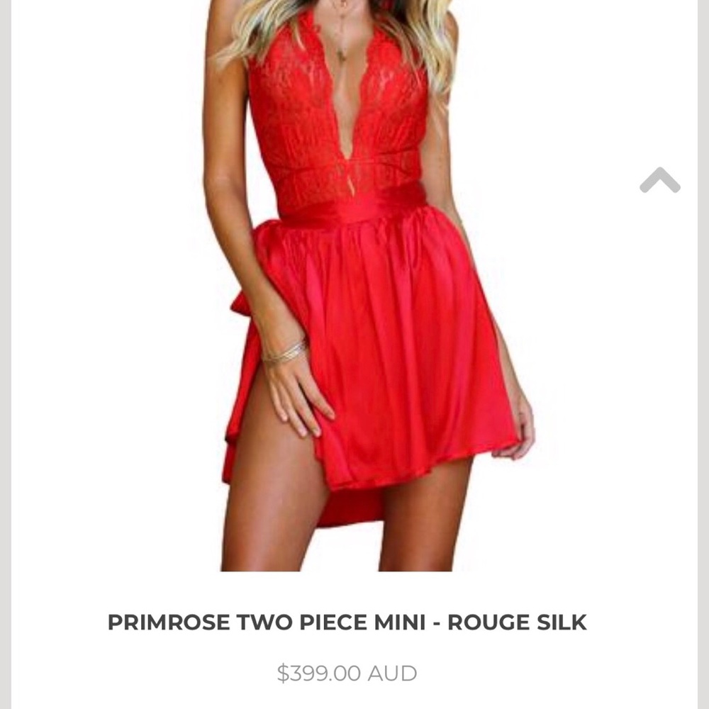 Sisters The Label silk two piece dress